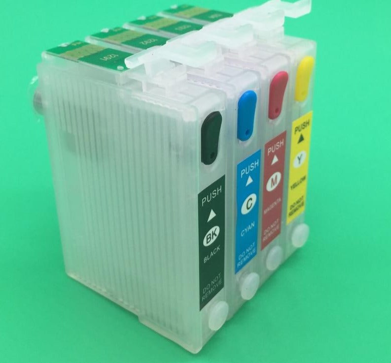 Refillable Cartridge With Chip For Epson Stylus T25 TX125 TX133 TX135 Inkjet Printer